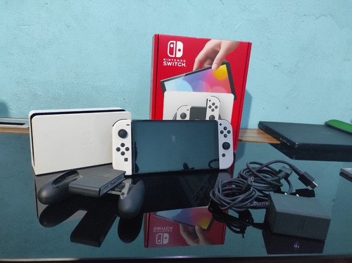 Nintendo Switch Oled 64gb Standard Color Blanco Y Negro