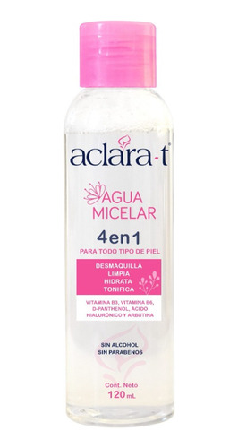 Agua Micelar Desmaquilla Hidrata Limpia Y Tonifica