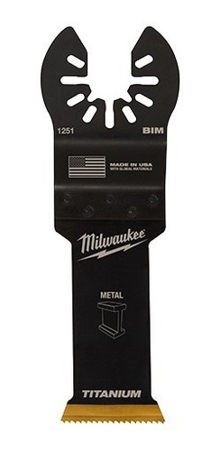 Hoja Sierra Oscilante Cutter Milwaukee Metal Titanium 1271