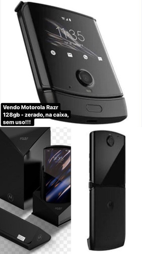 Smartphone Motorola Razr 128gb Black 4g - Snapdragon 710 6gb