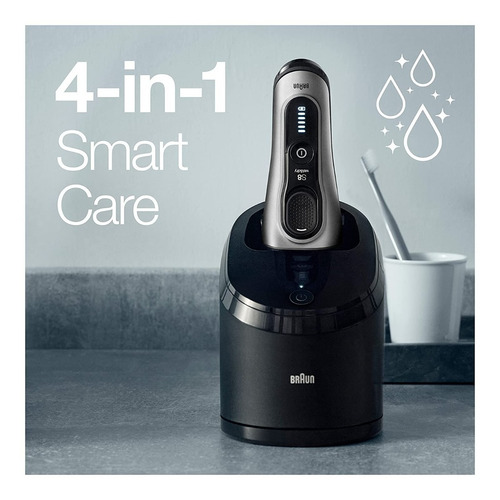 Braun Barbeador Serie 8 8457cc Com Estação De Limpeza!