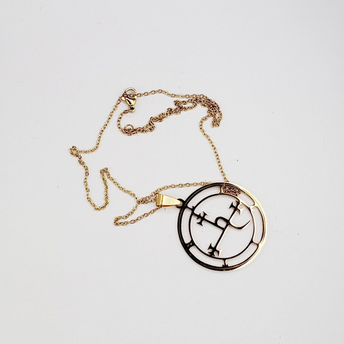 L Colar Com Pingente De Selo De Coragem E Sigilo De Lilith