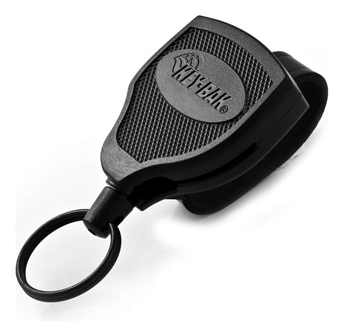 Llavero Retráctil Key-bak Super48 Con Bloqueo, Negro