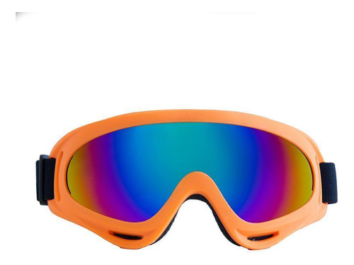 Óculos Snowboard Laranja Enduro Com Lente Iridium Jet Ski