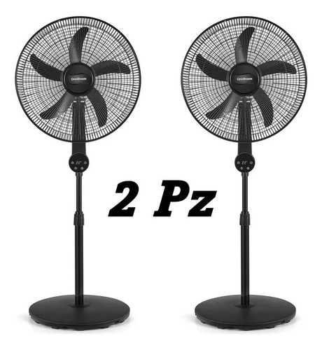 Ventilador Omnibreeze 2 Pack Pz 4 Velocidades Control Remoto