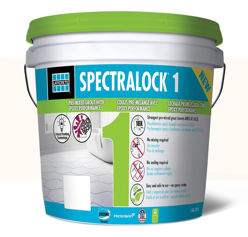 Spectralock® 1 Lechada Premezclada (#44 Blanco Brillan...