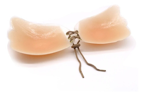 Imagen 6 de 10 de Corpiño Adhesivo Mariposa Cordon De Silicona + Pezoneras