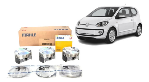 Pistao C/ Aneis Std Vw Up 1.0 12v 3 Cilindros Tsi