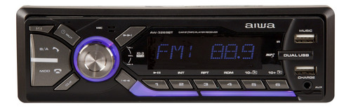 Autoestéreo Aiwa Aw-3269bt Usb Aux Bt 50wx4 Multicolor Sd