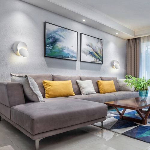 Lámpara Pared Led Giratoria 360° Moderna Para Habitación Sal