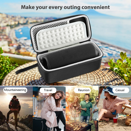 Funda Rígida Eva Para Altavoz Inalámbrico Flip 6, Bolsa De T