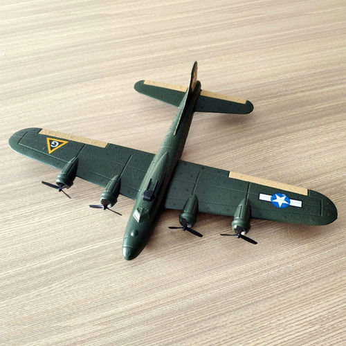 Para Avión De Control Remoto Niños Niños Ejercito Verde /