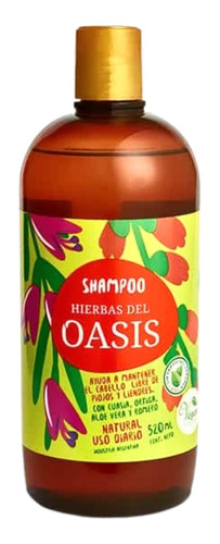 Shampoo Anti Piojos Natural A Base De Hierbas Oasis - 520 Ml