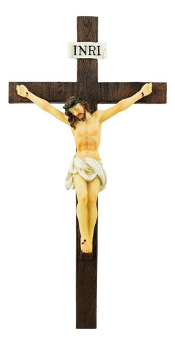 Crucifixo Para Parede 29.5cm - Enfeite Resina