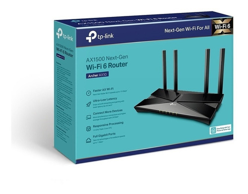 Router Tp-link Archer Ax10 Nuevo Wi-fi 6 Hasta 1.5 Gbps