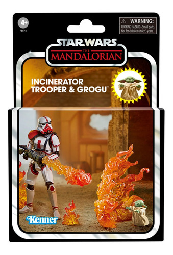 Figura Fan Star Wars Kenner Incinerator Trooper & Grogu