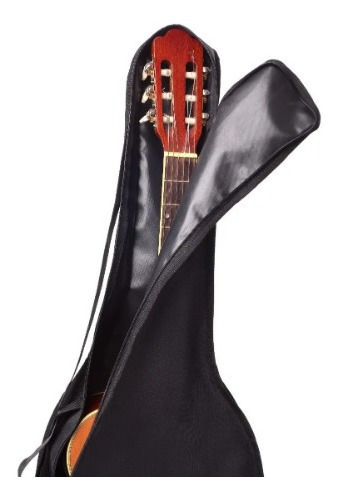 Capa Simples Nylon P/ Violão Kids - Infantil 1/2 (n4)- Preto