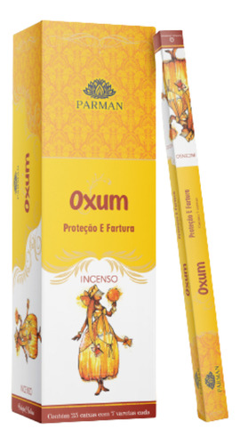 Incenso Oxum Parman Box 25 Caixas Com 7 Varetas