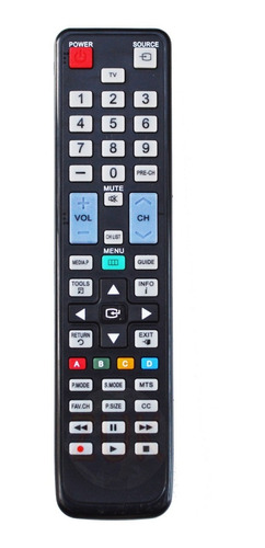 Control Remoto Tv Led Lcd Para Samsung 461 Tecla Menu Zuk