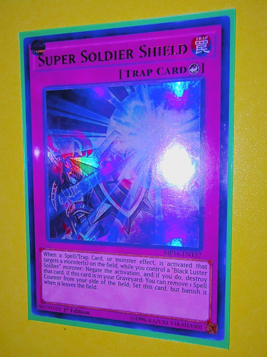 Yugioh! Super Soldier Shield Ultra Rare Mp16-en157 1st