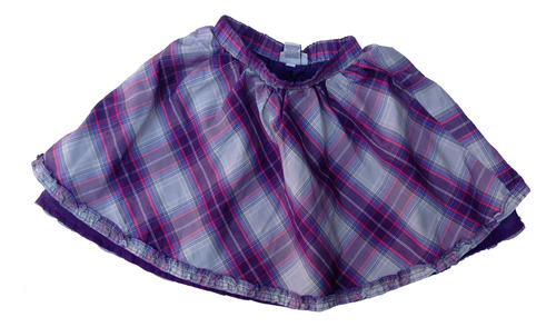 Falda Corta Para Niña 5t Cherokee Morada Lila Poliéster Circ