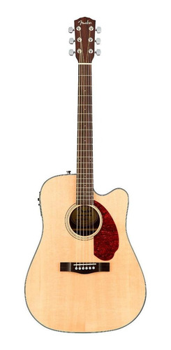 Guitarra electroacústica Fender Classic Design CD-140SCE abeto natural derecha