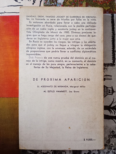 Olimpíada En Moscú - Dick Francis (Usado)