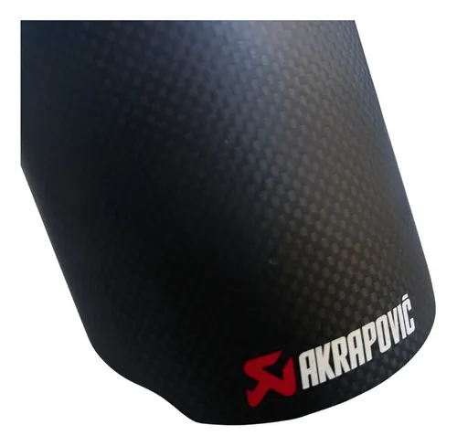 Colita Colin De Escape 2,5'' A 3,5'' Deportivo Carbono Mate