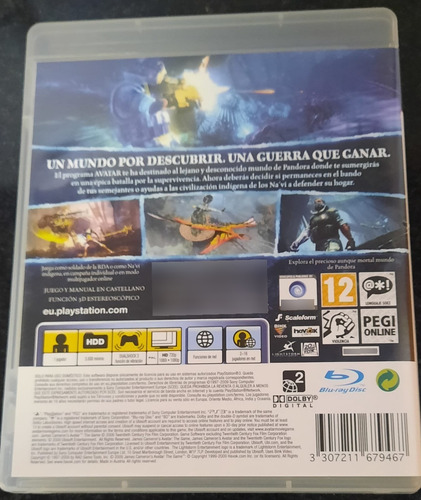 Jogo Videogame Avatar The Game Ps3 Play 3. (Usado)