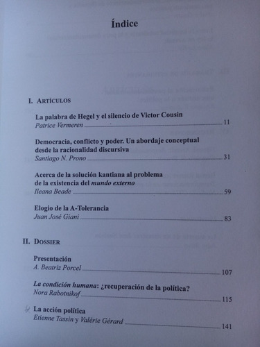 Colección 4 Revis De Filosofía. 3 U. De Chile Y U. Rosario