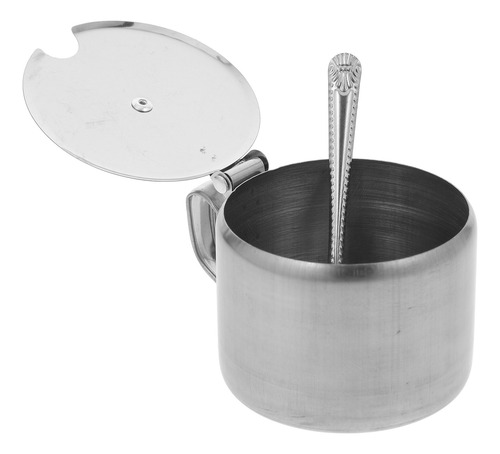 Tarro De Condimentos De Cocina Con Cazuela De Azúcar De Acer
