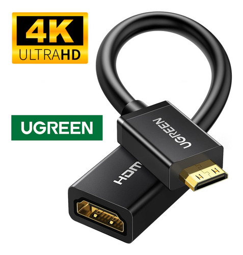 Adaptador Convertidor Mini Hdmi Macho A Hdmi Hembra Ugreen 4