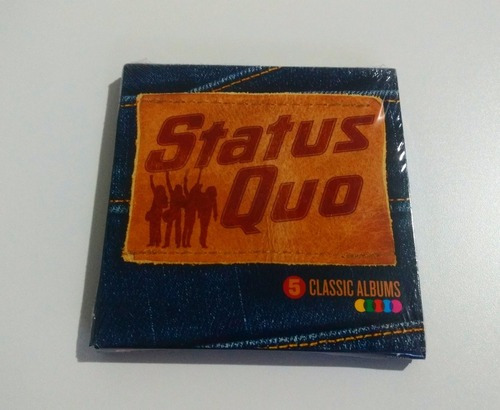 Caja de CD Status Quo 5 álbumes clásicos Lacrado Ufo Slade Sweet