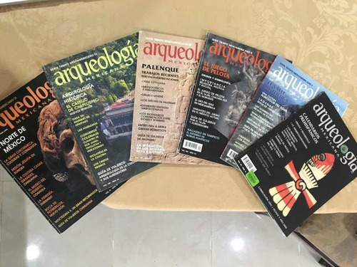 Lote De 6 Revistas Arqueología Mexicana No 41,43,44,45,46,51