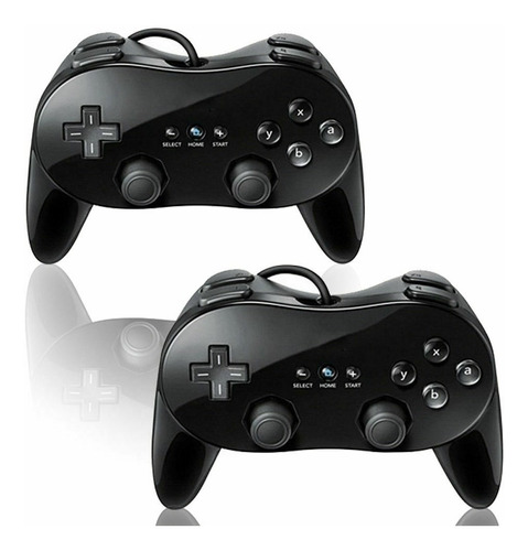 Control Mando Clásico Compatible Con Wii Y Wii U