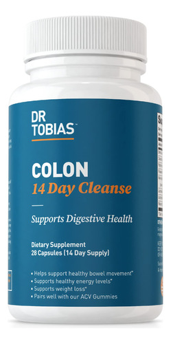 Dr. Tobias Colon 14 Day Cleanse, Apoya Movimientos Intestin.