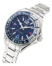 Comprar Reloj Nautica Cab Clearwater Beach Caratula Azul Napcwf301 Plateado Azul Marino Y Plateado Azul Marino