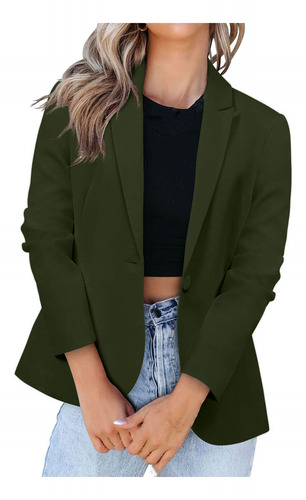 Jaquetas Blazer Femininas Combinam Manga Comprida Com Frente