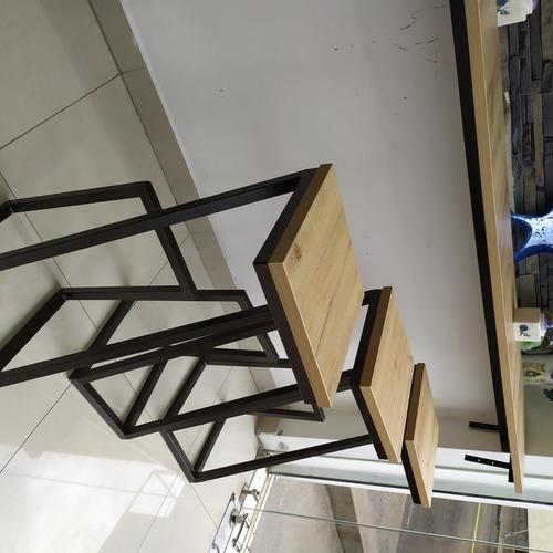 Imagen 8 de 8 de Taburetes De Madera Y Metal