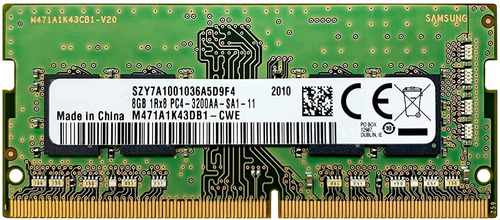 Memoria Samsung 8gb Ddr4 3200mhz Sodimm Pc4-25600 Cl22 1rx8
