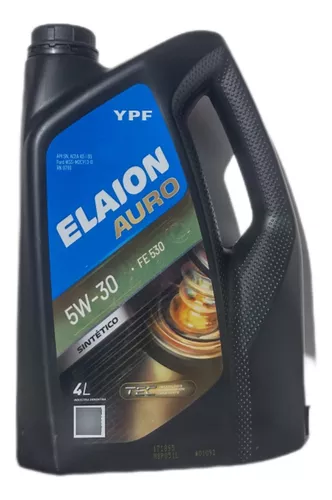 Aceite 5w30 Sintetico Ypf Elaion Auro Nafta Diesel 4 Litros