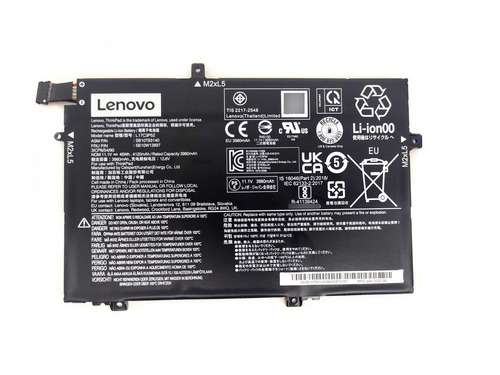 Bateria Lenovo L17c3p52 P/ Thinkpad E480 E580 L480 Bateria Preto