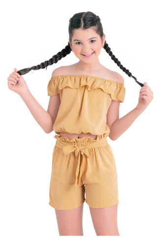 Conjunto Infantil Amarillo Mp 58147