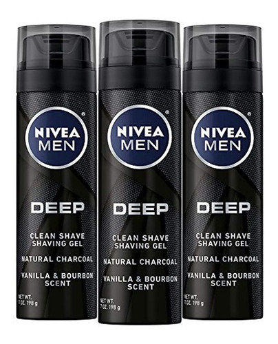 Gel De Afeitar Nivea Para Hombres Con Carbón Natural