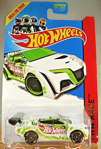  Hot Wheels  Hw Race-thrill Racers Loop Coupe White  Blister