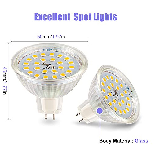 Bombilla Led Ruledne Mr16, No Regulable, 2700 K, Blanco Cáli
