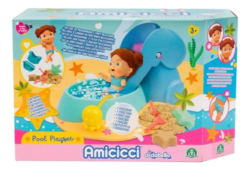 Fotorama Amicicci Juego De Alberca, Figura Y Accesorios