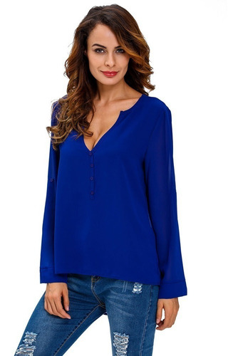 Camisa Longa Social Feminina  