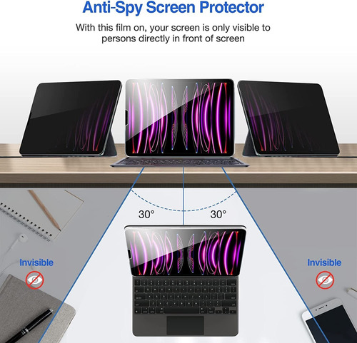 Procase Protector De Pantalla De Privacidad Para iPad Pro De