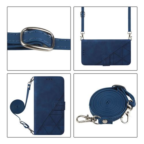 /-funda Tipo Cartera De Piel Sintética Suave Con Tapa Y Correa Larga, Compatible Con Zte Axon 40 Ultra, Protección Total